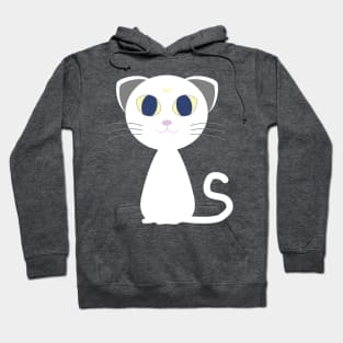 Artemis - Flat Design - Blue Eyes Hoodie